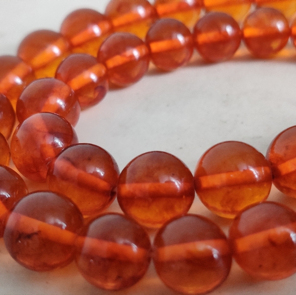 Vintage Genuine Soviet Baltic Butterscotch Amber Necklace - Picture 1 of 15